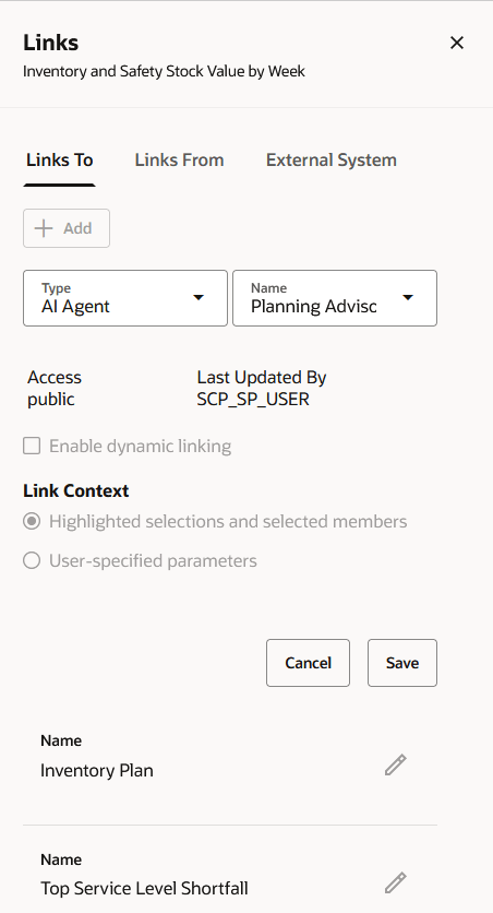 Configuring AI Agent Link