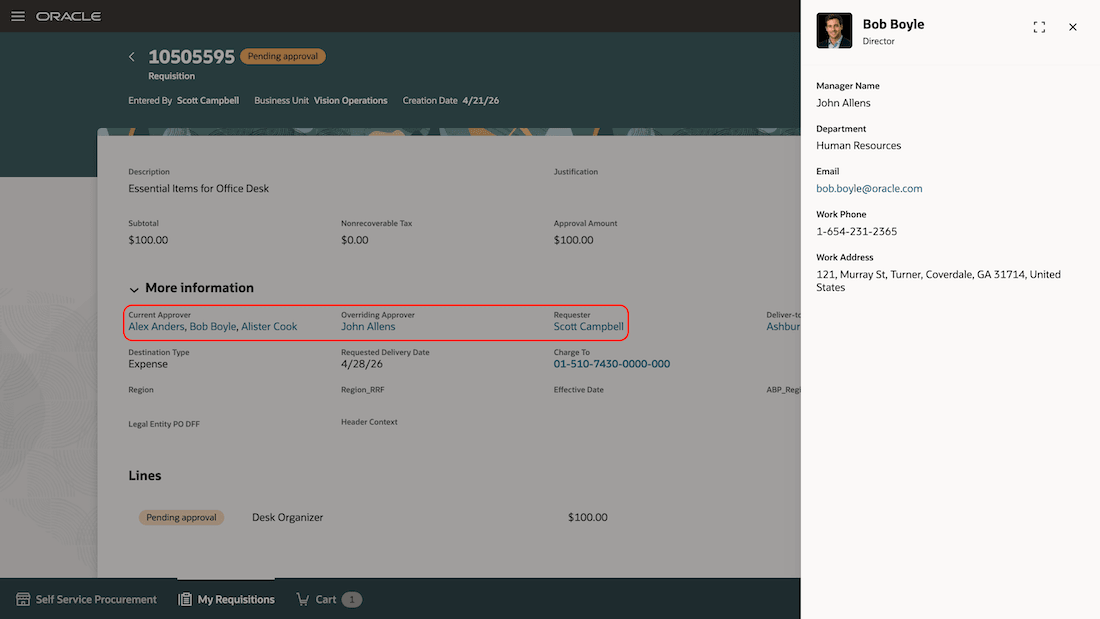 View Details of a Specific Person