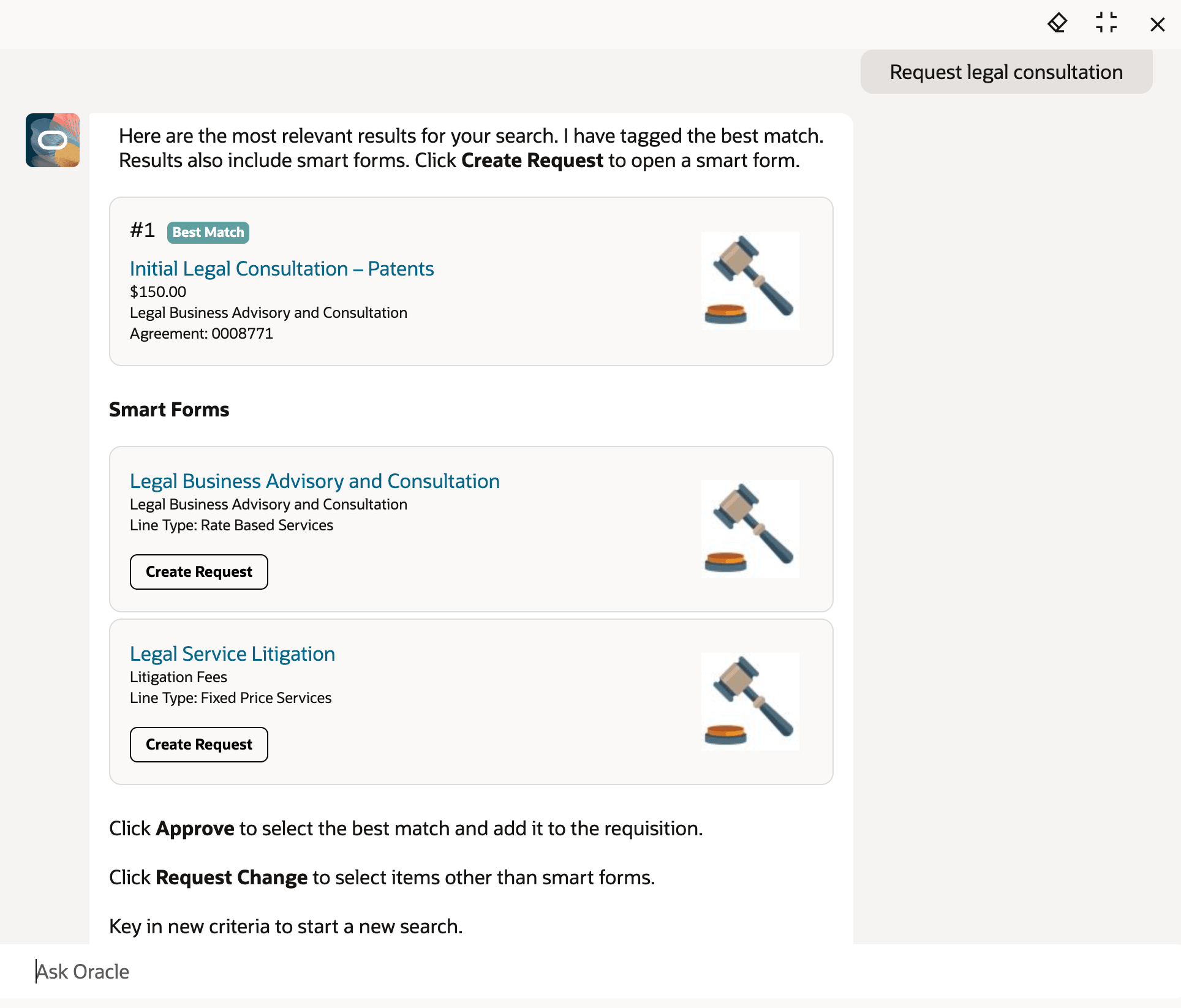 Amount-Based Agreement Lines and Smart Forms in Results