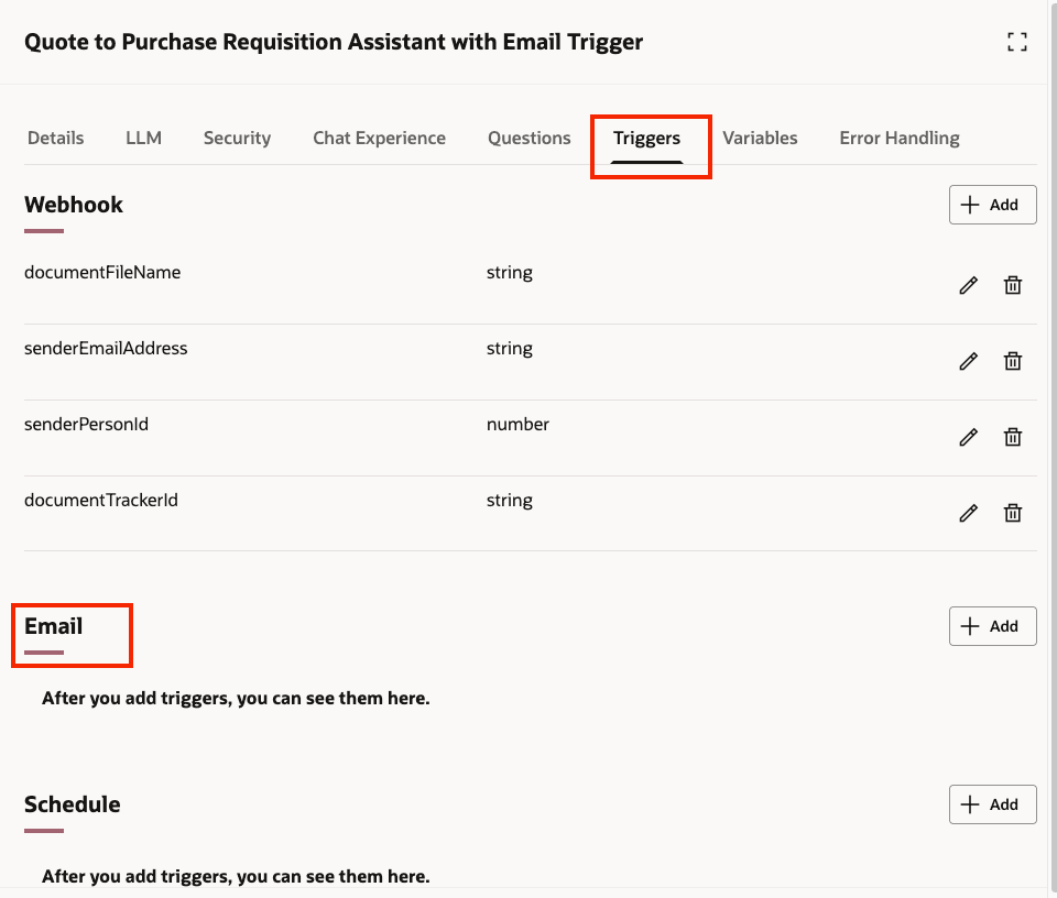 Link the Email Address to Quote to Purchase Requisition Assistant