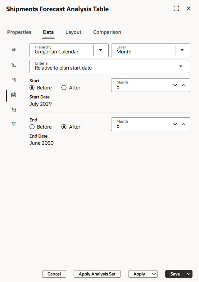Selections for existing visualization in Update 26D