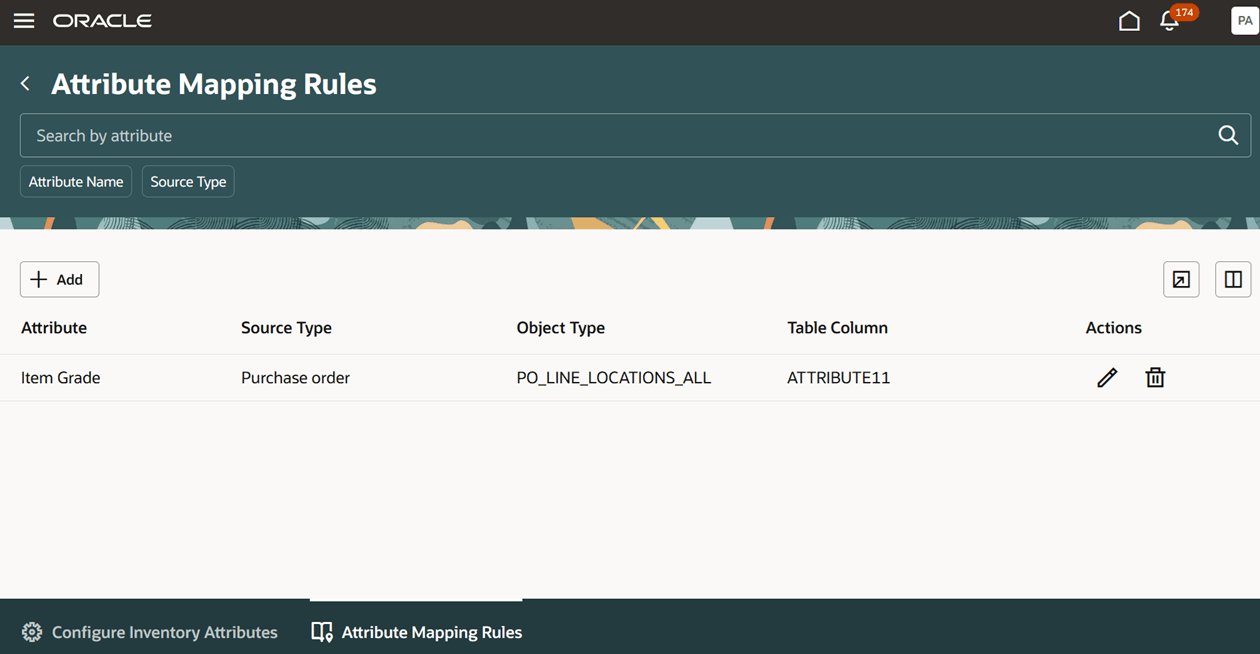 Attribute Mapping Rules