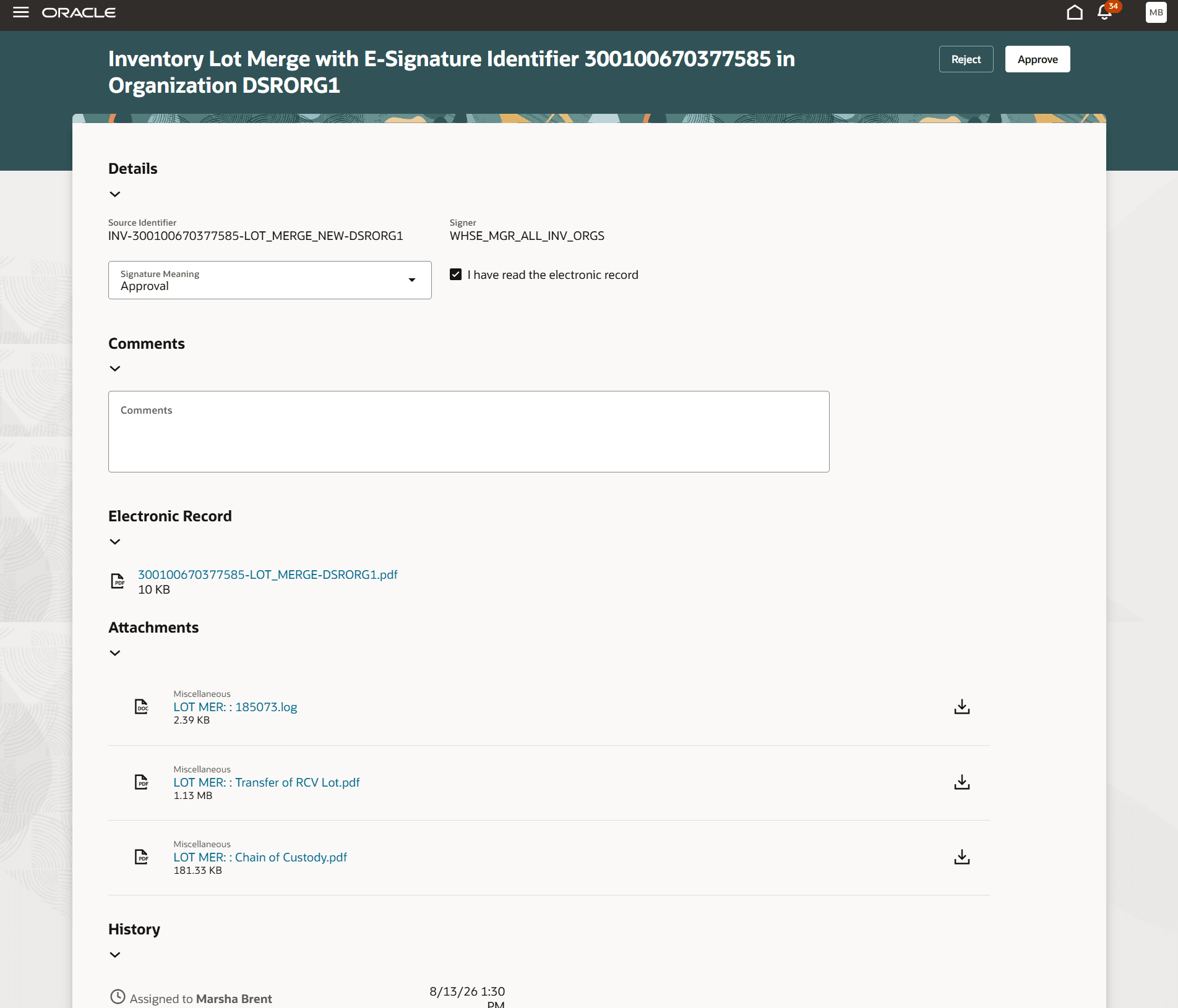 Approver Notification