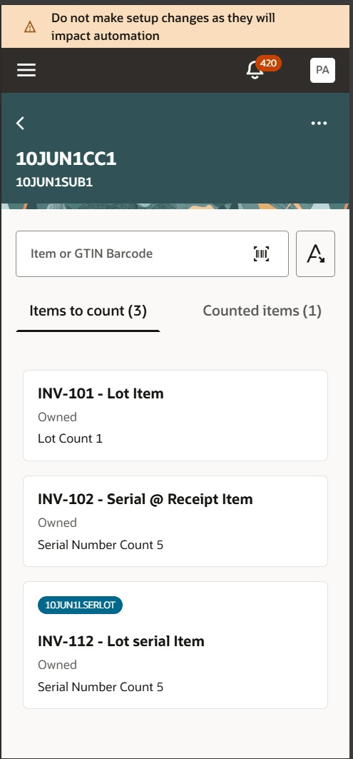 Item Description