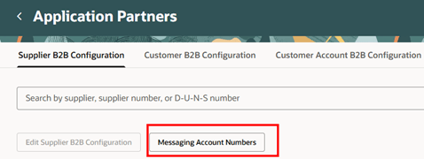 Messaging Account Numbers