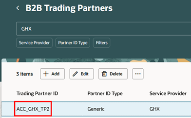 GHX trading partner