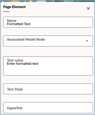 Formatted text