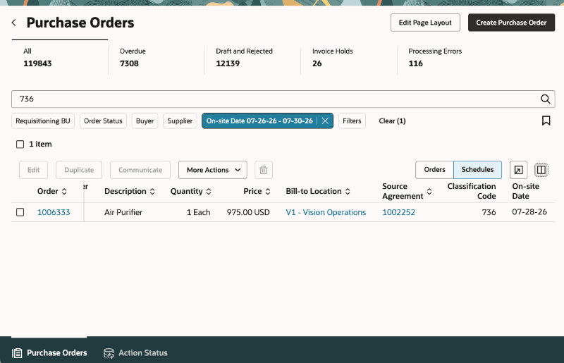 Search and Filter on Flexfield Values