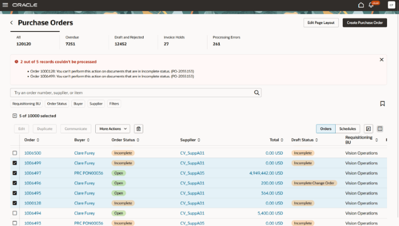 Error in real-time processing - Partial records processed