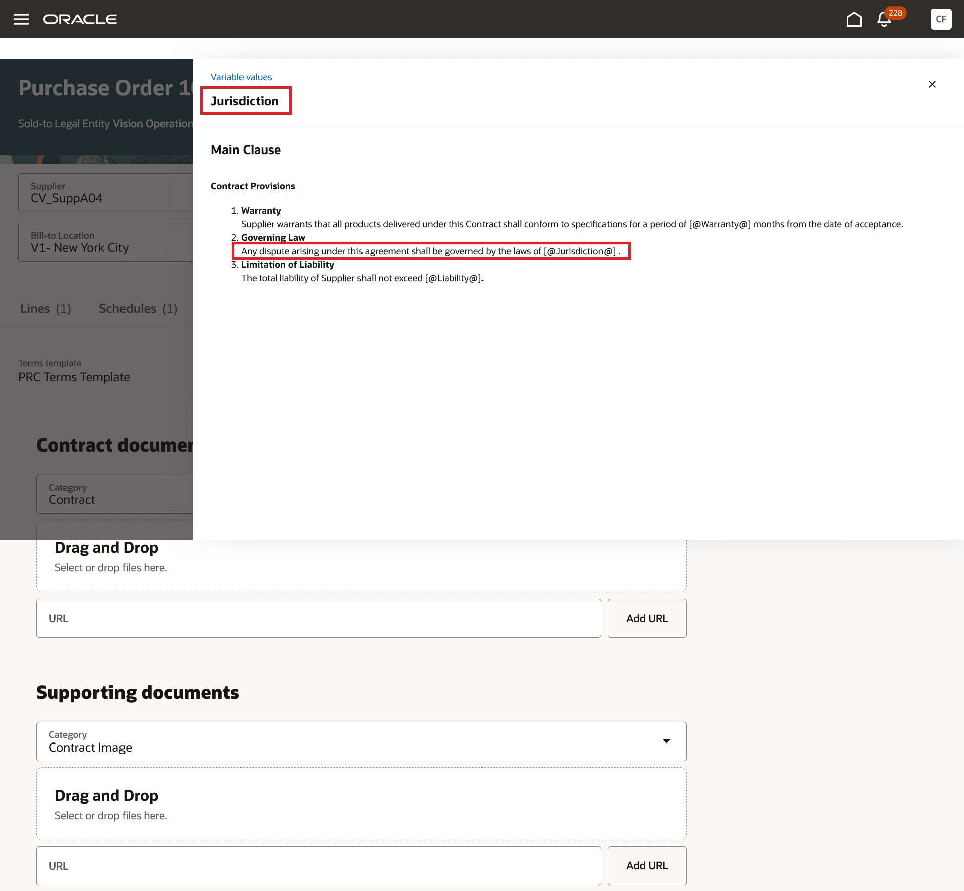 Clauses that Reference the Selected User Variable