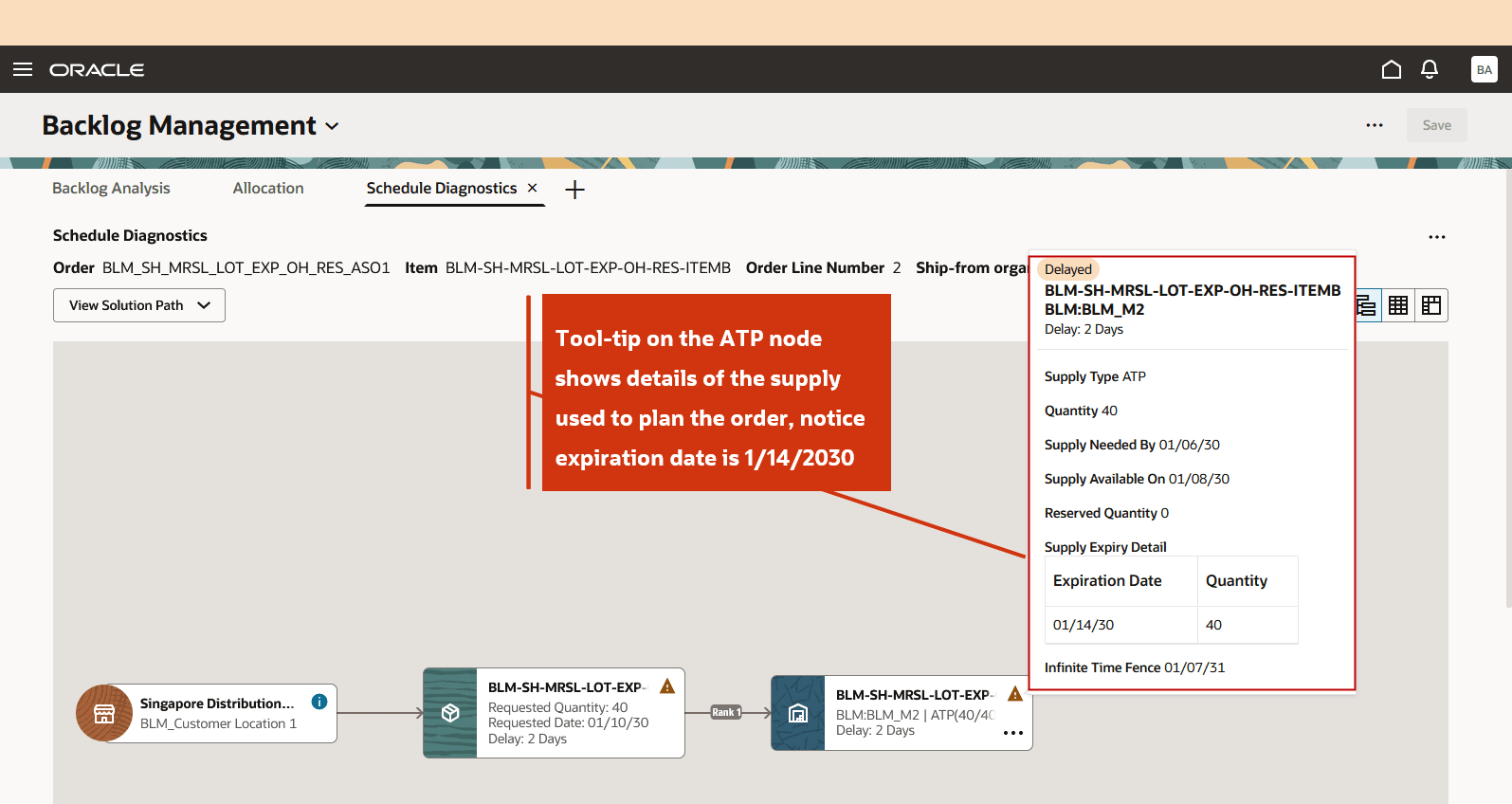 Tooltip on ATP Node