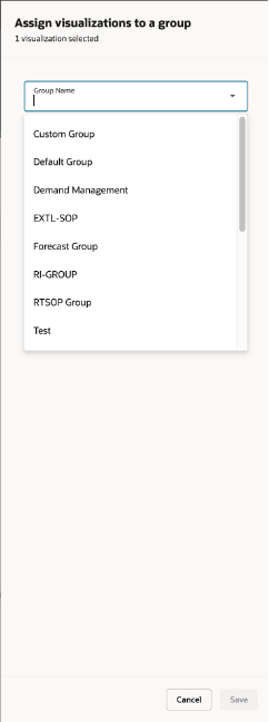 List of available groups