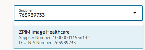 D-U-N-S Number Exact Match