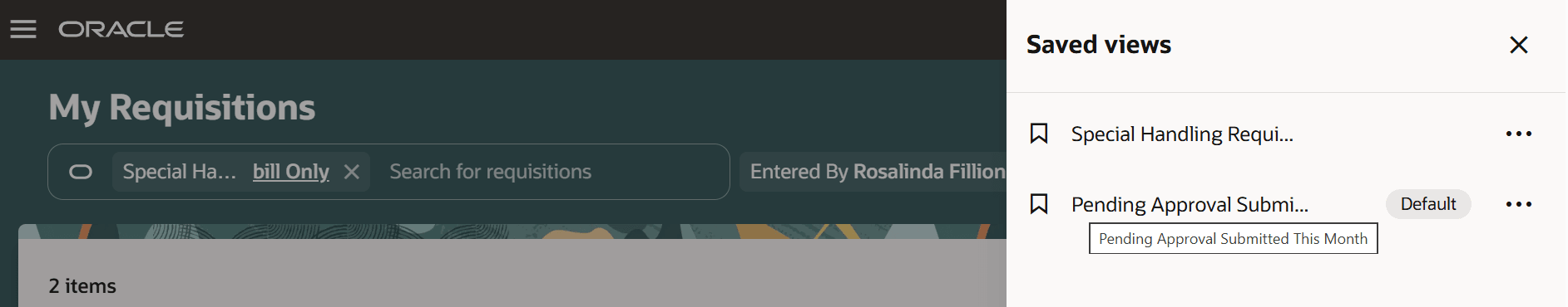 Create and Save Searches