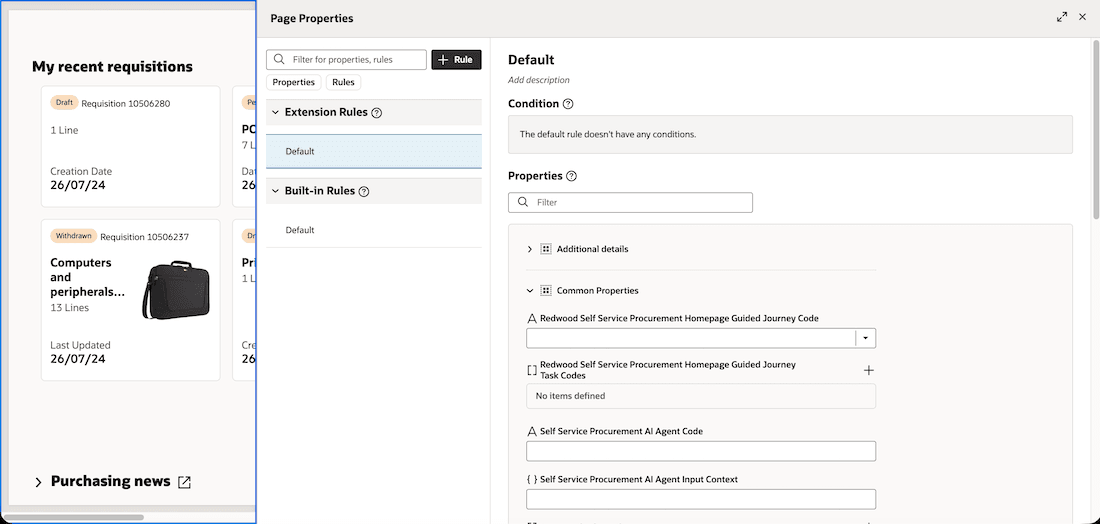 Configure Page Properties using VB Studio