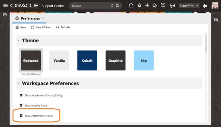 Workspace Preference Show/Hide Image Viewer