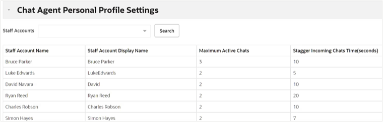 24B View chat agent personalization settings