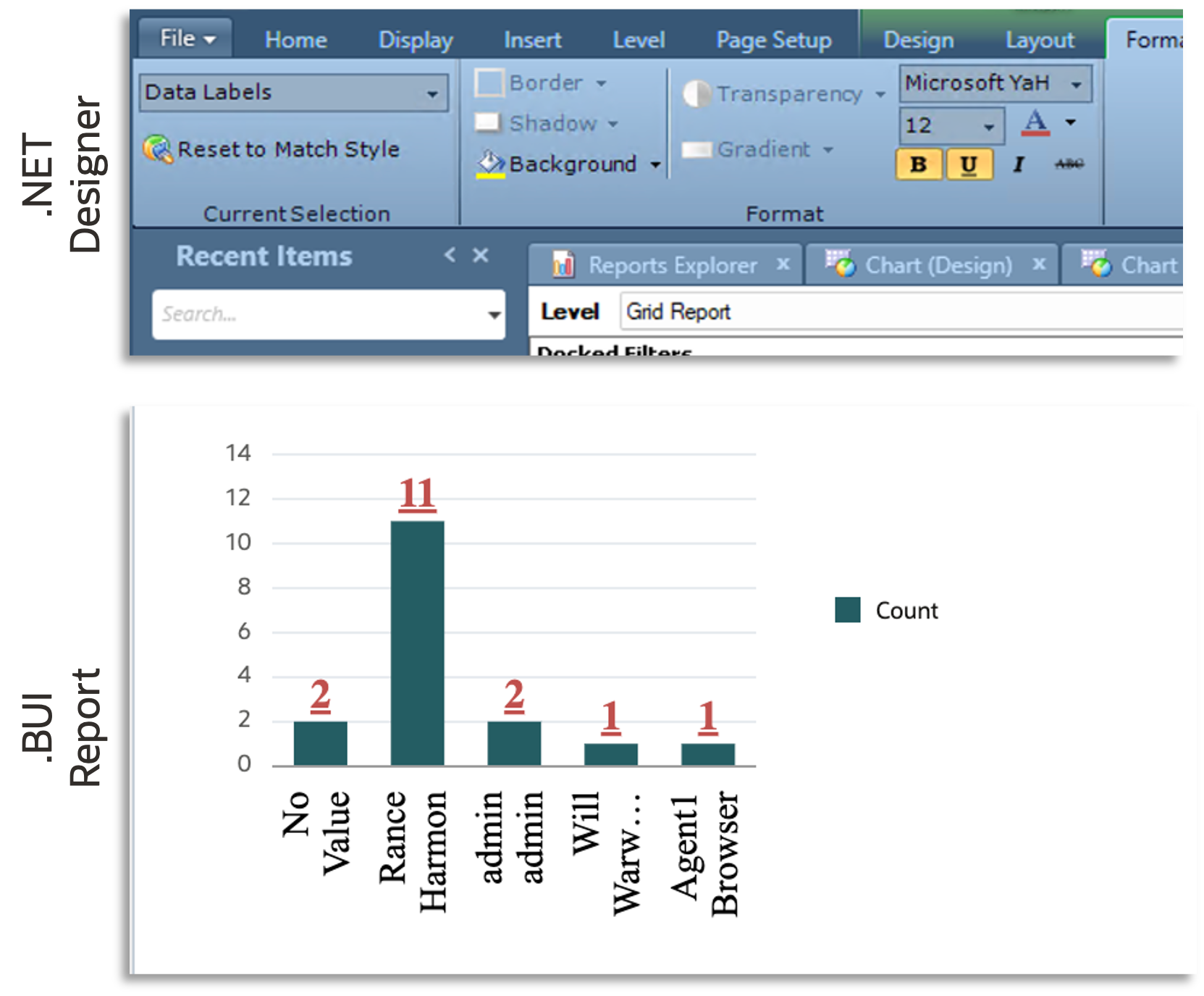 Data Label Formatting