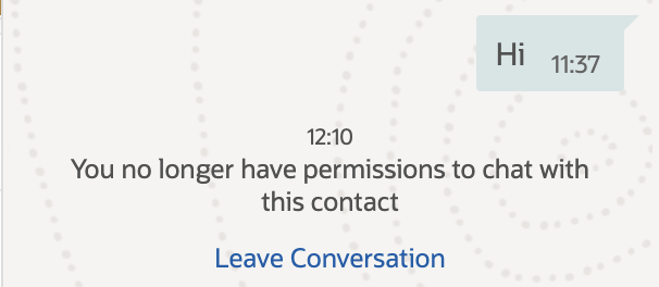 Permission removal