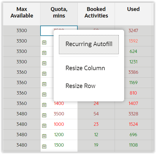 Recurrent Autofill Hint
