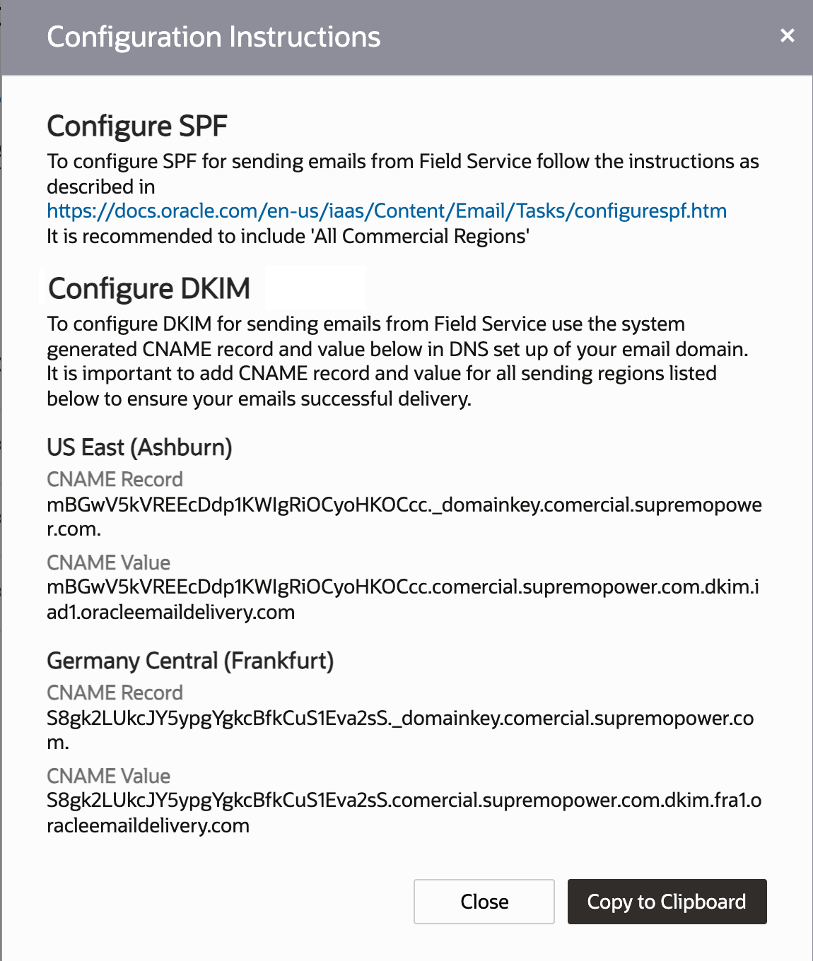 Configuration Instructions
