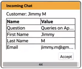 The chat toast notification can now contain custom details