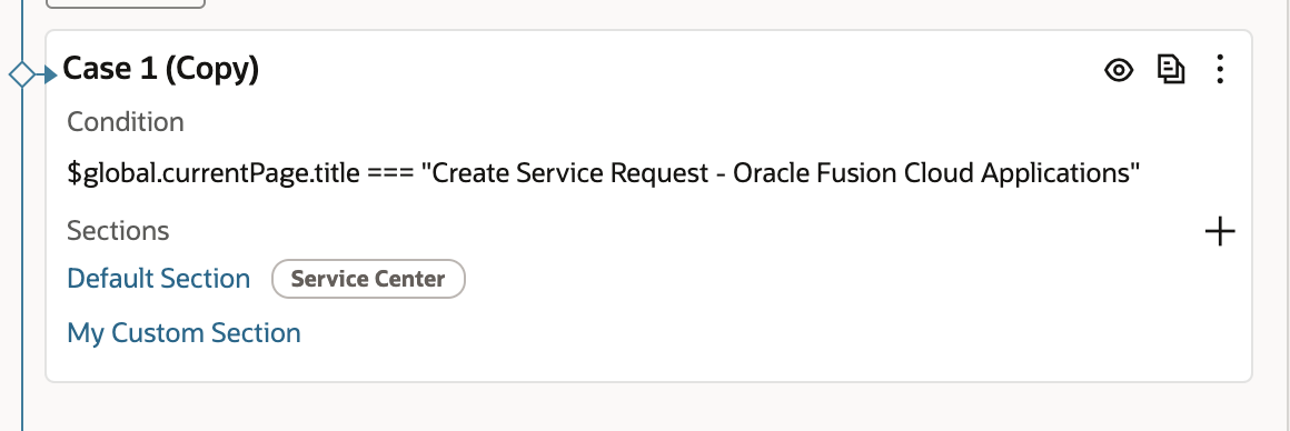 Display Logic Condition