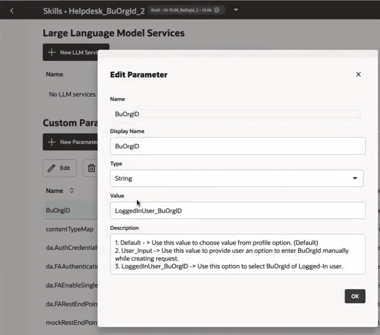 Configuring ODA Business Unit