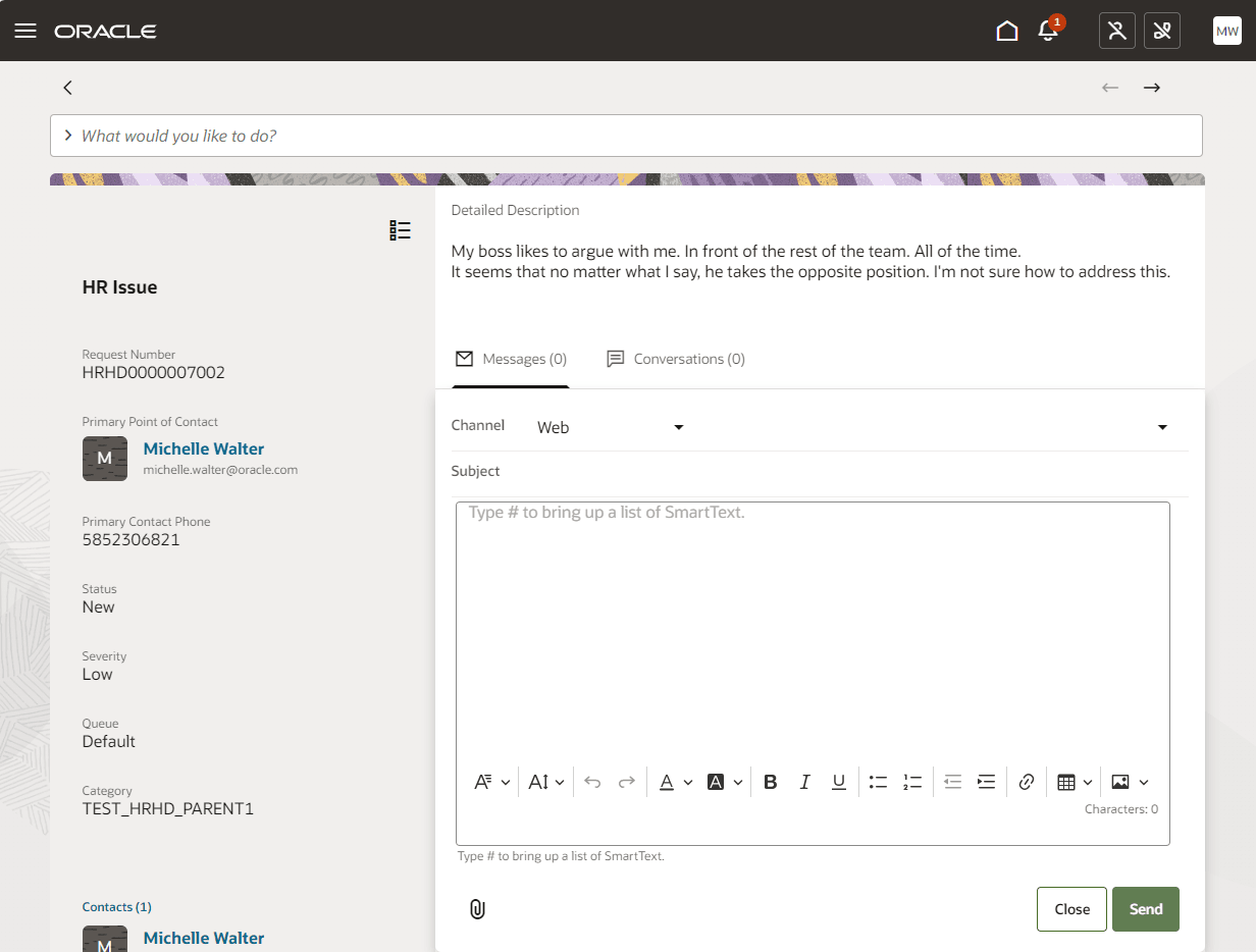 Edit Request Page