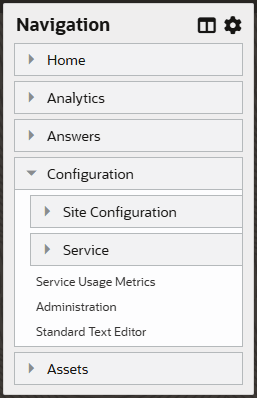 Standared Text Editor in the Navigation Set