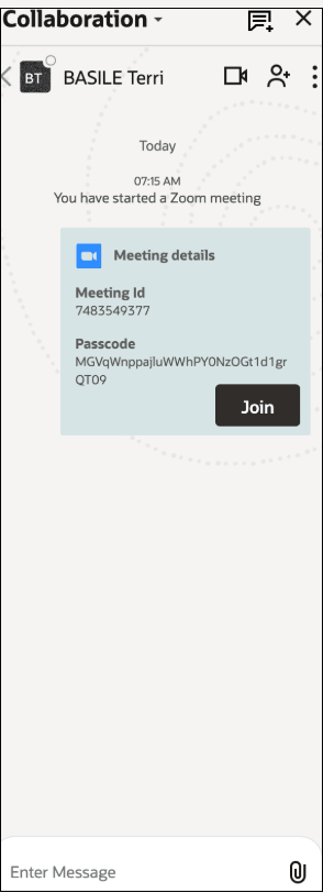 Zoom Meeting Invite Card