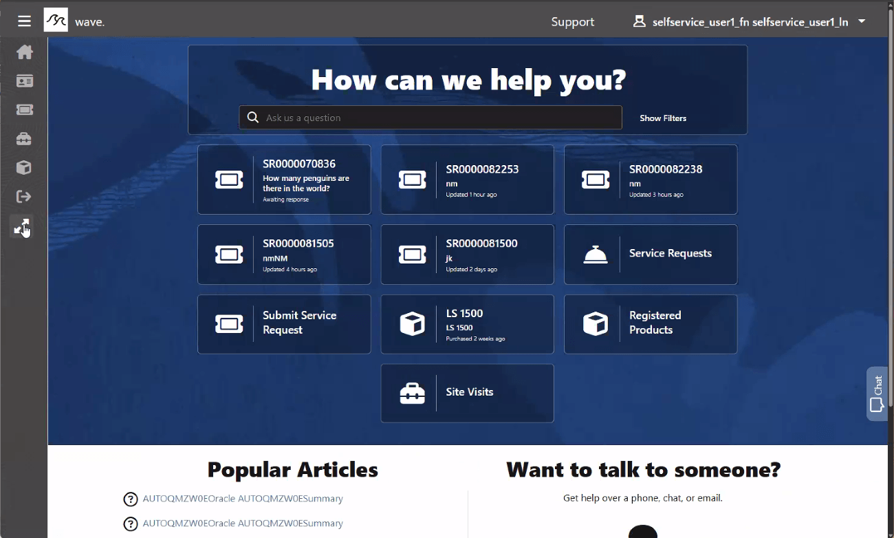 Example of Navigational Sidebar with icons only