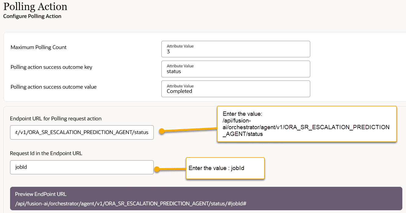 custom action for escalation prediction - screen 3
