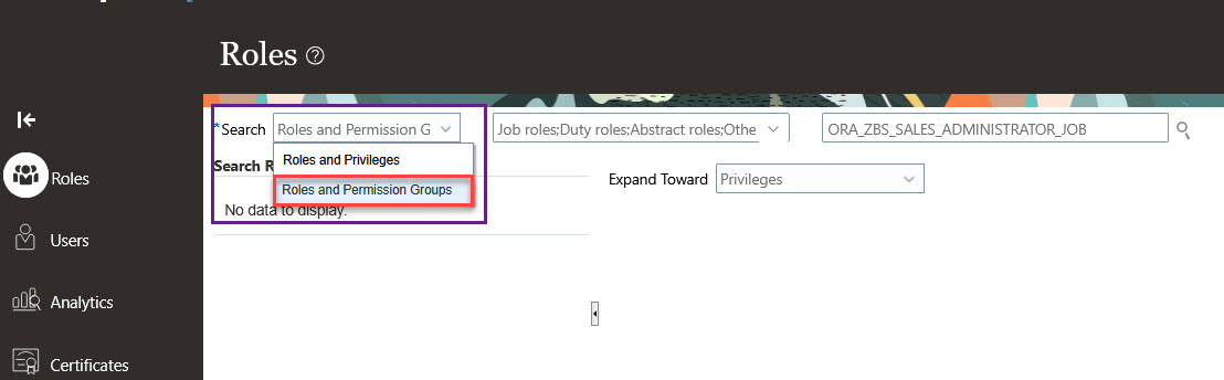 Roles and Permission Groups