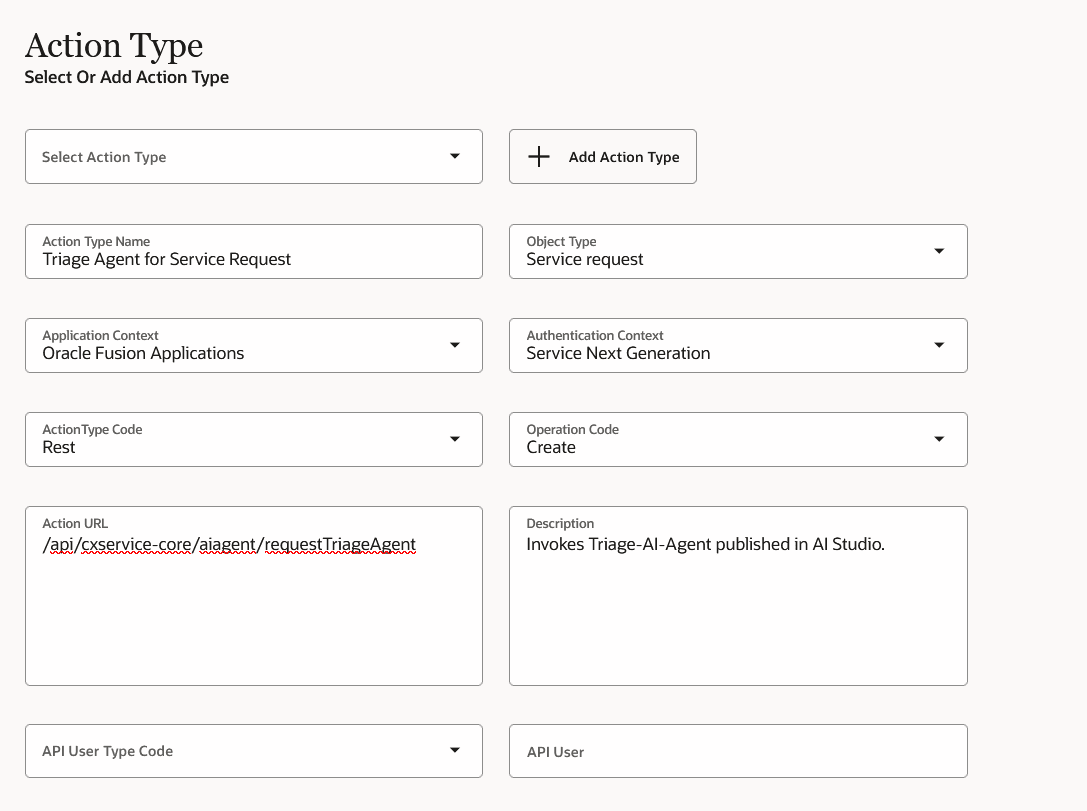 Creating custom action for Triage Agent - 1