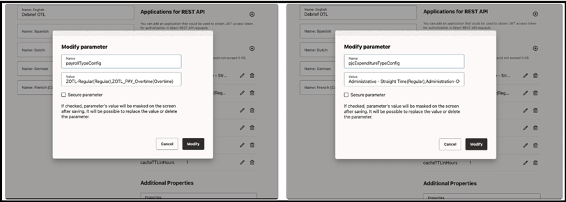 Configure Plugin Parameter