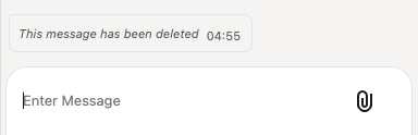 Deleted Message View for Recipient