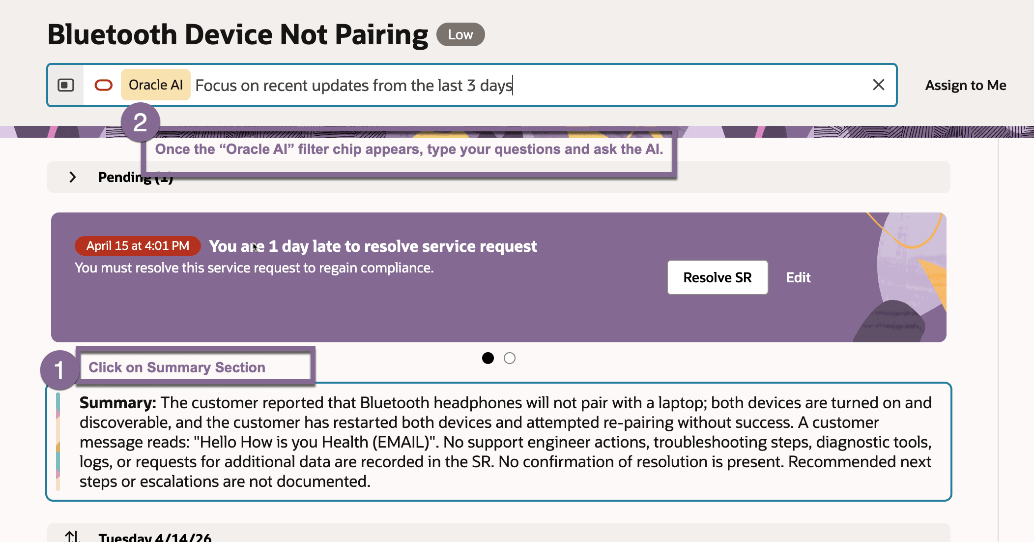 Refine SR Summaries with Interactive AI