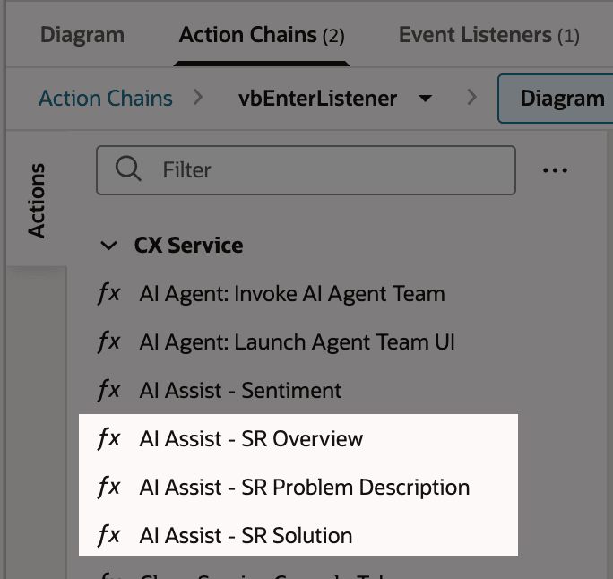 CX Service Global Function - Runnable Agents
