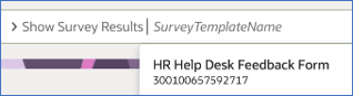 Using the 'Show Survey Results' SmartAction