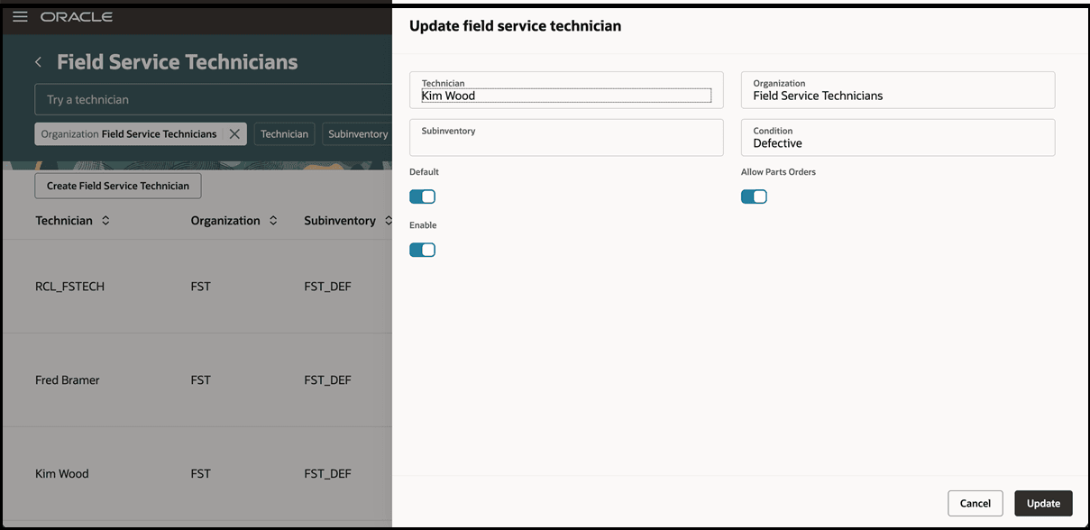 Field Service Technicians