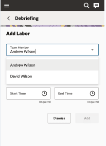 Add Labour Team