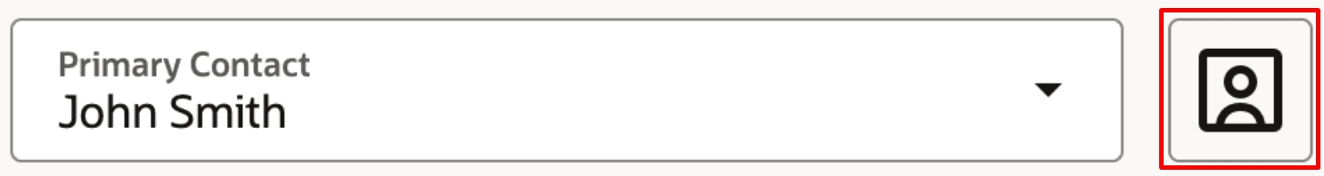 Screenshot of the Navigator for a Case Primary Contact