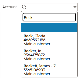 Example Including Person Name, Account ID, and Relationship Type