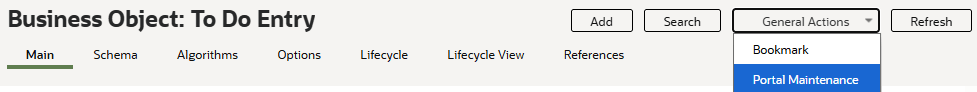 Business Object: To Do Entry