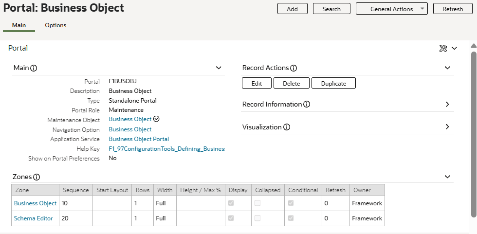 Portal: Business Object