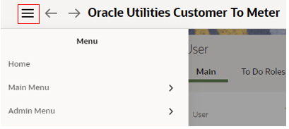 Single Menu Line Items - Main and Admin Menus