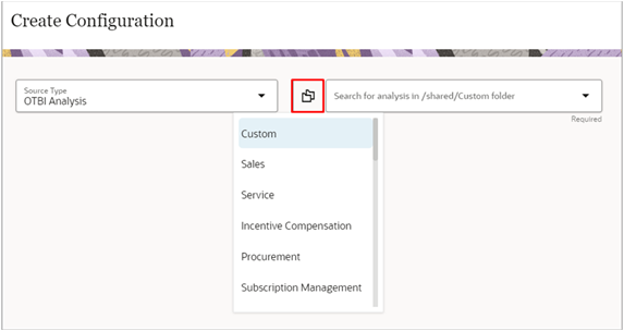 Visualization Configurations Select Folder