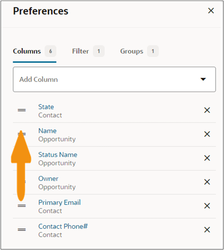 Screenshot of the Preferences panel