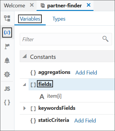 This is a screenshot of the values to select to add a new custom field to the Partner Card, in your Partner Finder search results.